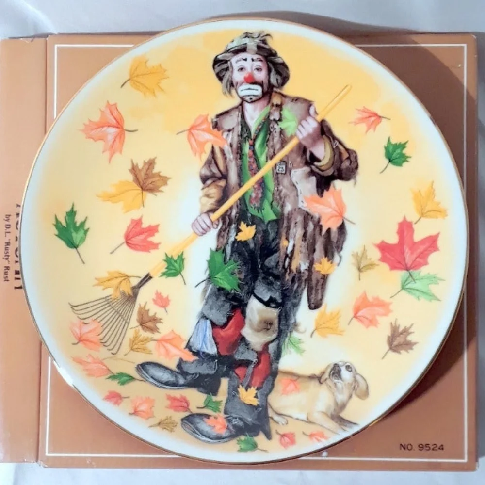 Emmett Kelly Jr. Clown Collectible Plate